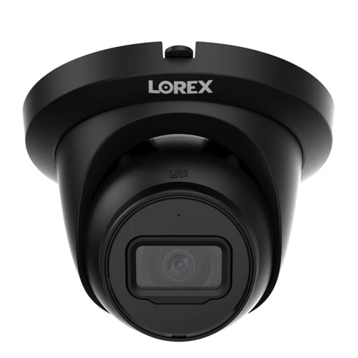 Lorex 4K 8MP IP Metal Dome PoE Wired Security Camera – Indoor/Outdoor IP67 Weatherproof, Color Night Vision, Long-Range IR, Smart Motion Detection (Person/Vehicle) & Listen-in Audio (Black)