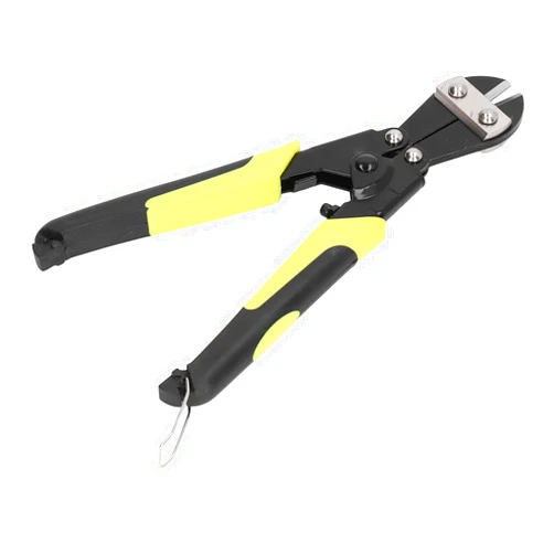 FTVOGUE Mini Bolt Cutter Metric 55 Steel Cut Wires 2 Colors Plastic Dip Handle Hand Tool for Cutting Soft Metal Rods Rivets Chain