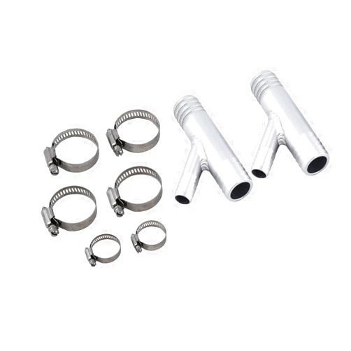 BBBBOX GRT A Pair 1 INCH to 5/8 CAB Heater Y Fittings UTV SXS RZR CAN AM Polaris Made from Aluminum