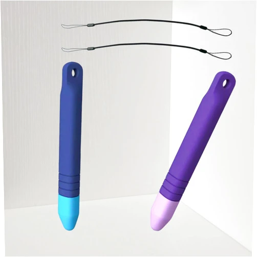 CGSZDMZY Stylus for Kids 2PCS, Universal Stylus Pens Compatible with Amazon Fire HD Tablet for Kids, Kindle, iPad/iPhone All Capacitive Touch Screens(Purple+Blue)