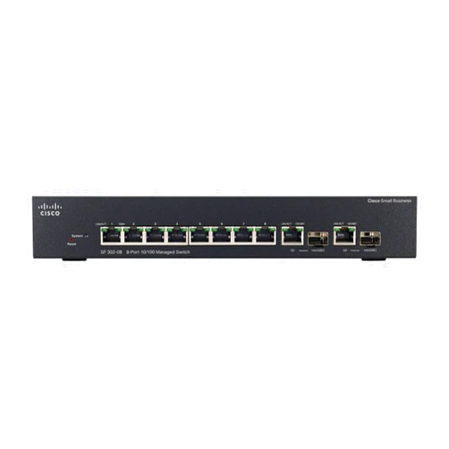 myMix Power8 | 10 Port SF302-08MP Power Over Ethernet Switcher