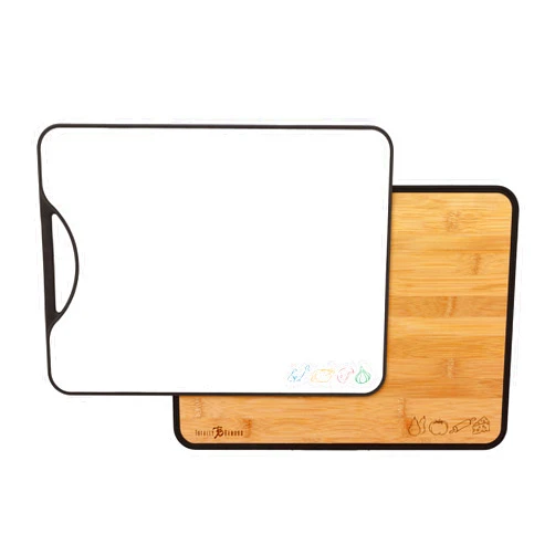Totally Bamboo Poly-Boo Double Sided Bamboo and Poly Cutting Board, 15