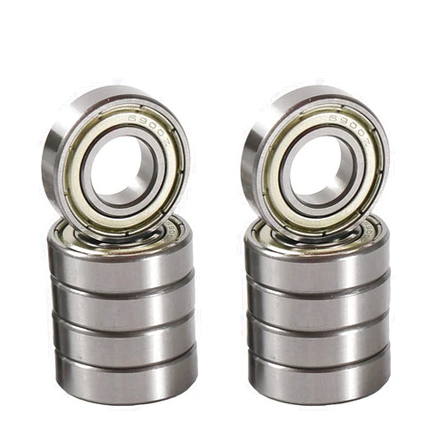ThsGiving 6900-ZZ Bearings, 10x22x6mm Ball Bearing 6900ZZ Bearing ID 10mm, OD 22mm, Thickness 6mm Deep Groove Ball Bearing for 3D Printer, Fidget Spinner, Scooters Ball Bearing 10pcs