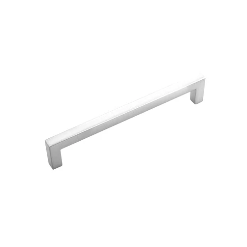 Hickory Hardware 1 Pack Solid Core Kitchen Cabinet Pulls, Luxury Cabinet Handles, Hardware for Doors & Dresser Drawers, 3-3/4 Inch (96mm) Hole Center, Stainless Steel, Skylight Collection