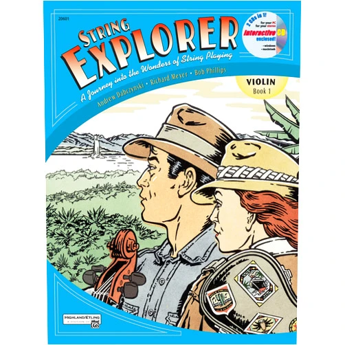 Andrew H. Dabczynski,Richard Meyer,Bob Phillips String Explorer, Bk 1: Violin, Book & Online Audio/Software