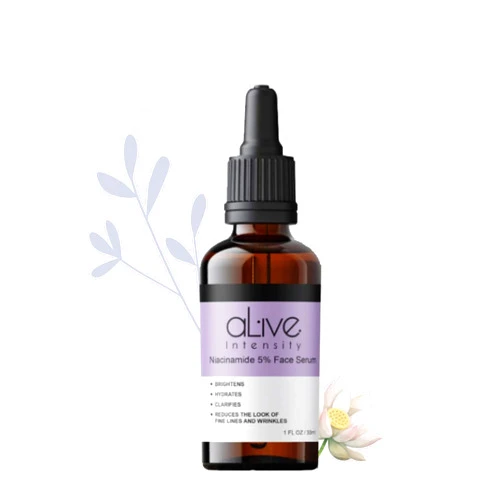 Alive Intensity Niacinamide Serum For Face Moisturizer Organic and Natural Niacinamide Face Serum Brighten & Glow Ordinary Face Serum For Anti-Wrinkle, Hydrates & Clarifies
