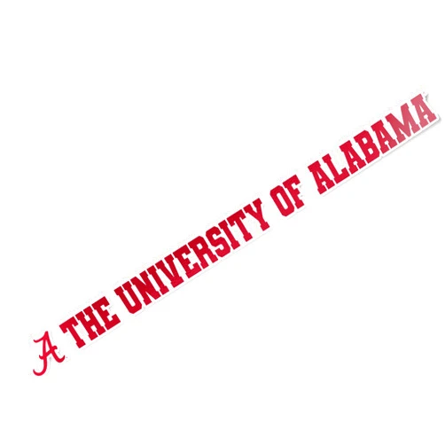 Desert Cactus University of Alabama Roll Tide Bama Crimson Name Logo Vinyl Decal Laptop Water Bottle Car Scrapbook (15 Inch Sticker)
