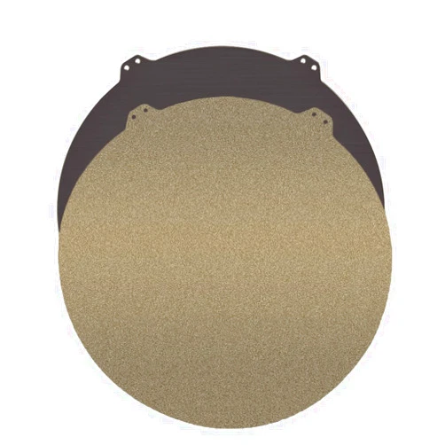 FYSETC Flsn QQ-S 3D Printing Platform: Round 265mm/10.4in Diameter Flexible Spring Steel Sheet Double Sided Textured PEI Surface Sticker Bottom with Adhesive Compatible with QQ-S Hoted Bed Part- Gold