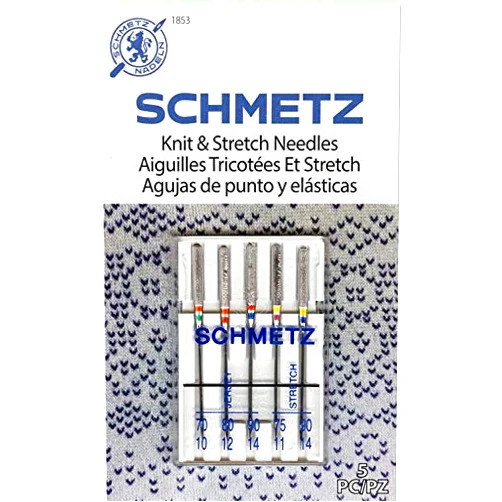 Schmetz SCHMTEZ Knit & Stretch Needles-Machine, None 10
