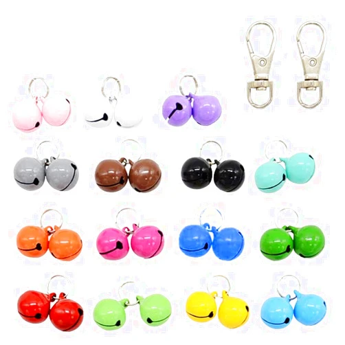 Barleygoo 30 Pack Pet Cat Dog Collar Bells for Potty Training