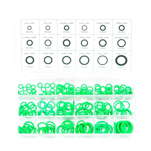 NEIKO 50445A Rubber O-Ring Assortment Set, Buna-N Gasket Sealing Rings and Replacement O-Rings, Includes SAE and Metric Sizes, 270-Piece Kit