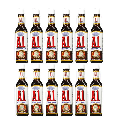 A.1. Bold and Spicy Steak Sauce, 12 Count