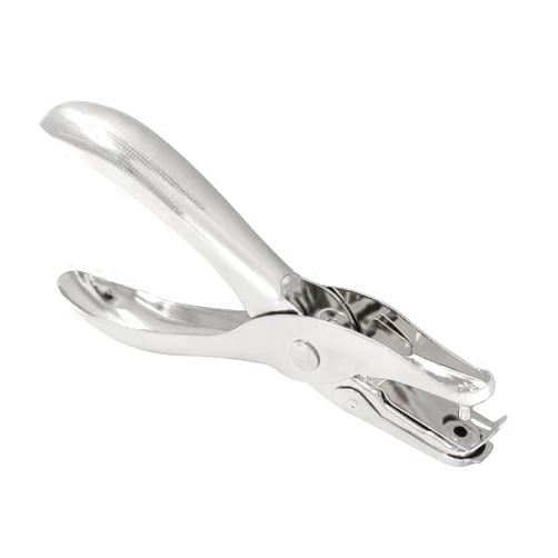 Rierdge 1Pcs 1/8”/ 3mm Small Mini Metal Hole Punchers Tiny Circle Shaped Hole Handheld Paper Punch Punchers for Greeting Cards, Paper, Invitations, 8 Sheet Punch Capacity