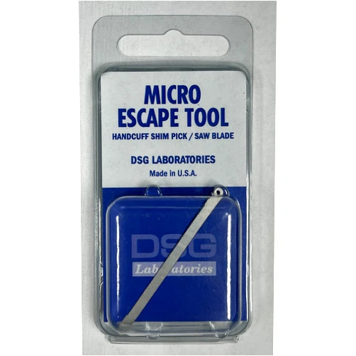 Shomer-Tec Micro Escape Tool is a hardened 316 stainless steel blade for escape and evasion