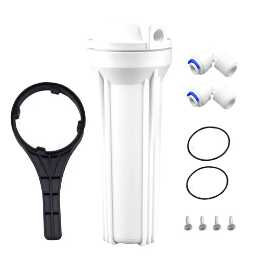 Geekpure 10 Inch Reverse Osmosis Water Filter Housing for RO Filtration System -1/4