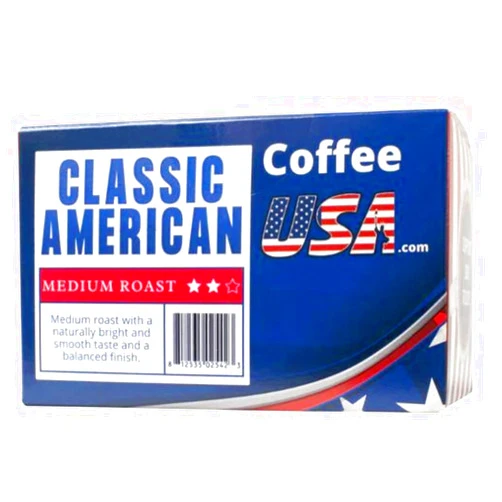 CoffeeUSA.com Coffee USA Classic American Coffee K-Cup Compatible - Single Cup Pods for Keurig - Support our Military Troops (12)