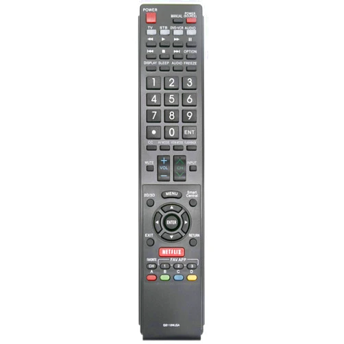 PERFASCIN GB118WJSA Replace Remote Control fit for Sharp AQUOS TV LC-60C6600U LC-60EQ10U LC-60LE660U LC-60SQ15U LC-60SQ17 LC-60TQ15U LC-70UQ17U LC-80UQ17U compatible with GB005WJSA GA890WJSA GB004WJSA