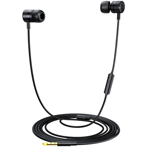MORMOQUE EP-06 Metallic Wired Earbuds in-Ear Earphones,Build-in Microphone Noise Isolating Headphone,with 3.5mm Jack Long Cord 10mm Large Drivers HD Bass Audio Ear Buds for Music Podcast and More