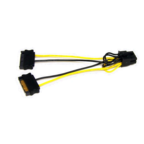 StarTech.com 6in SATA Power to 8 Pin PCI Express Video Card Power Cable Adapter - SATA to 8 pin PCIe power (SATPCIEX8ADP)