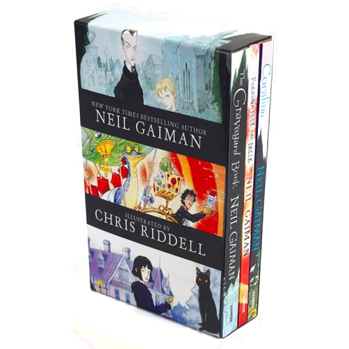 Neil Gaiman,Chris Riddell Neil Gaiman/Chris Riddell 3-Book Box Set: Coraline; The Graveyard Book; Fortunately, the Milk