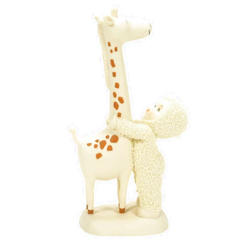 Department 56 Snowbabies Storybook How Tall are You Giraffe Figurine, 6.1 Inch, Multicolor