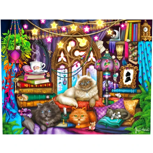 Buffalo Games - Evening Tea and Tales - 750 Piece Jigsaw Puzzle
