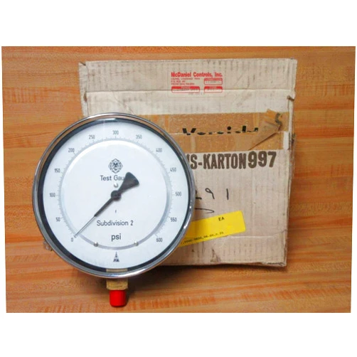 McDaniel Controls AB-0219 Gauge AB0219 0-600PSI