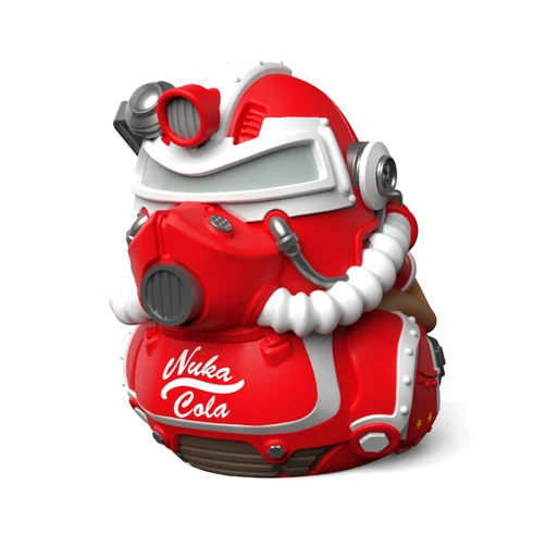 TUBBZ Boxed Edition Nuka Cola T-51 Collectable Vinyl Rubber Duck Figure - Official Fallout Merchandise - Thriller TV & Video Games