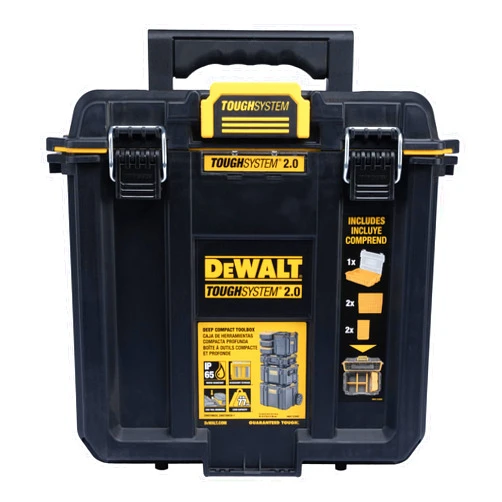 DEWALT TOUGHSYSTEM 2.0 Compact and Durable Deep Toolbox with Removable Dividers (DWST08035)