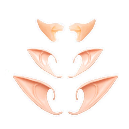 Kbraveo 3 Pair Fairy Pixie Elf Ears,Latex Pointy Ears,Cosplay Ears for Cosplay Halloween Christmas Any Themed Party…
