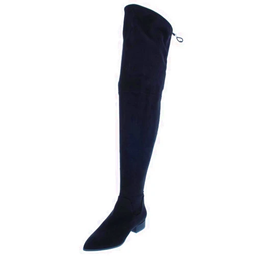 DKNY Womens Tyra Closed Toe Knee High Fashion Boots, Black, Size 7.0