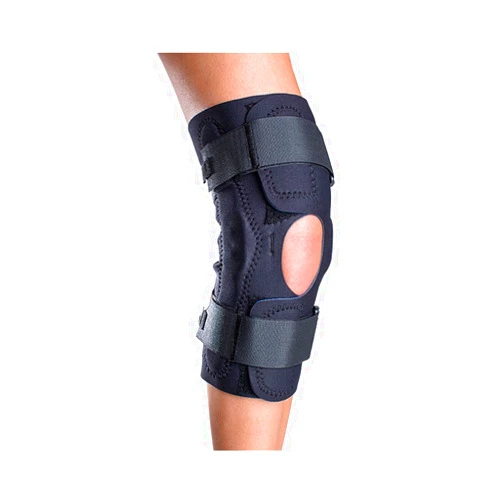 ProCare Reddie Hinged Knee Support Brace: Neoprene Wrap-Around, MCL and LCL Sprains, Medium