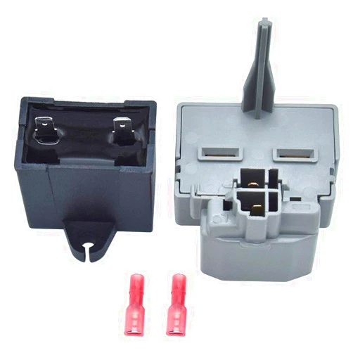 BAY Direct 2-Pack W10189190 TSD2 Start Device & W10662129 Compressor Run Capacitor By BAY Direct for Whirlpool Refrigerators & Freezer Compatible with W2319792 W10197428 W2319792 241941003 Series