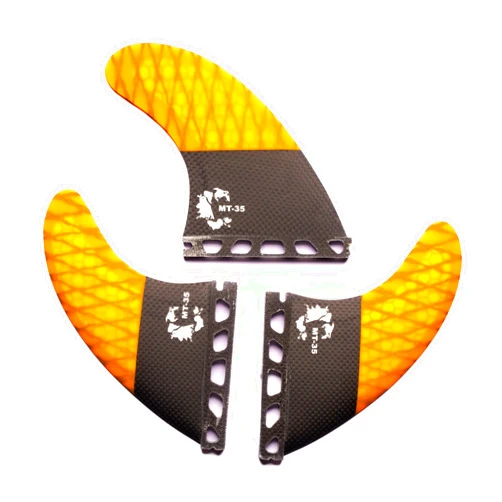 Culture Supply Carbon Honeycomb Tri Fin Surfboard Set | MT-35 Model | Medium Template