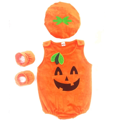 ZHSKEUUN Newborn Baby Boys Girls Halloween Avocado/Pumpkin/Dinosaur Costumes Halloween Cosplay