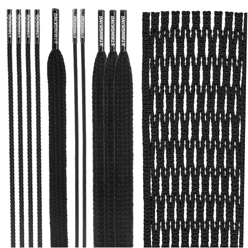 StringKing Type 3X Semi-Hard Lacrosse Mesh Handy Kit with Mesh & Strings (Assorted Colors)
