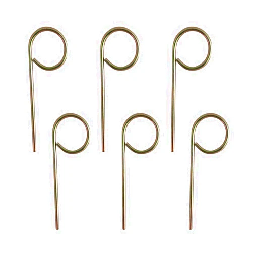 Alico Interior Bathroom Door Key, Bedroom Emergency Door Key Pin for Door Knob Lock - Set of 6