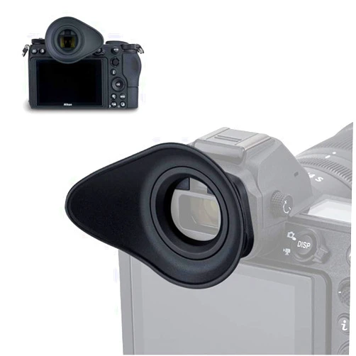 KIWIFOTOS Camera Eyecup Eyepiece Viewfinder for Nikon Z7 II Z7 Z6 III Z6 II Z6 Z5 Replaces Nikon DK-29 Eye Cup, Oval Shape TPU Rubber and 360° Rotatable Design