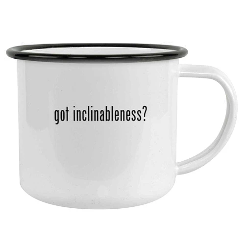 Molandra Products got inclinableness? - 12oz Camping Mug Stainless Steel, Black