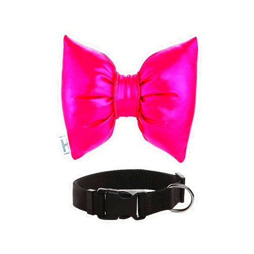 Icicecream Dog Detachable Bowtie Collar; Adjustable Bow Collar for cats and puppies; medium and large for dogs(Small, Purple bowtie collar)