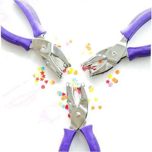 MAHITOI Durable Heavy Handed Hole Punches, Star, Heart, Circle Shapes for Scrapbooking, Arts & Crafts Projects, Punchers with Soft Grip. Includes a 3/16” Sized Star, ¼” Sized Circle and 3/16” Sized Heart