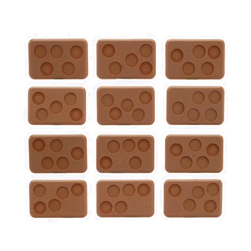 Battlefront Flames of War Mixed Bases (With Figure Holes)