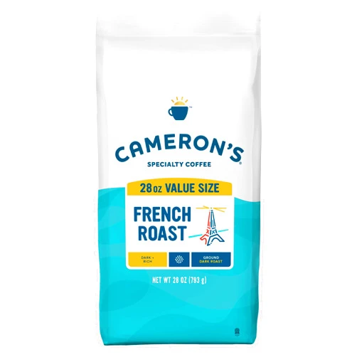 Cameron's Coffee Roasted Ground Coffee Bag, French Roast, 28 Ounce, (Pack of 1)