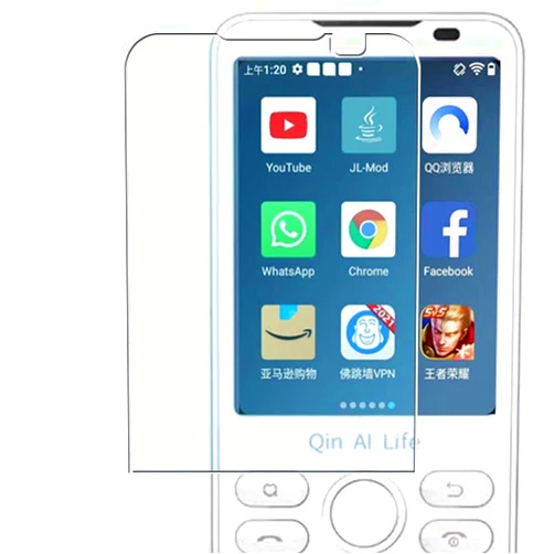 Puccy Film for QIN F21 Pro/pro plus Puccy 3 Pack Anti Blue Light Screen Protector, compatible with QIN F21 Pro/pro plus TPU Film Guard （ Not Tempered Glass Protectors ）