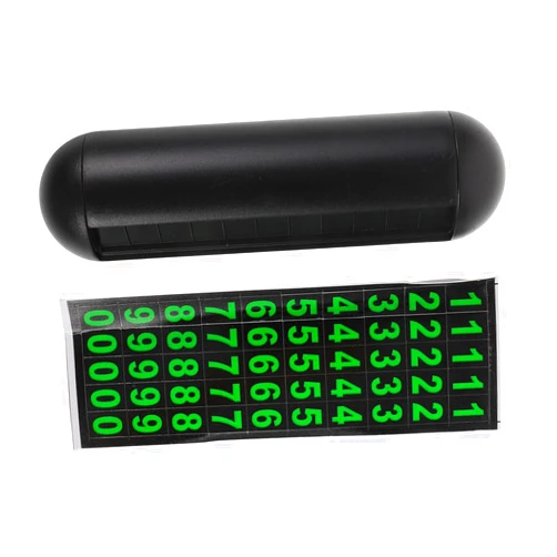 FUNOMOCYA Parking Number Plate Temporary Car Parking Card for Mobile Number Display
