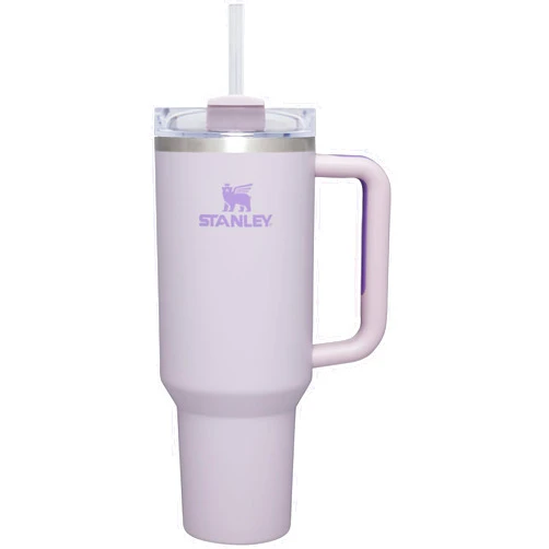 Stanley Quencher H2.0 FlowState Stainless Steel Vacuum Insulated Tumbler with Lid and Straw for Water, Iced Tea or Coffee, Smoothie and More, Orchid, 40 oz