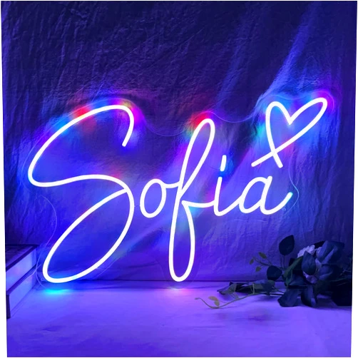 AKOLENM Custom Neon Signs,Customizable Neon Sign Colorful for Wall Decor Personalized Large Neon Sign for Wedding Birthday Party Gifts Bar Shop Business Neon Name Signs