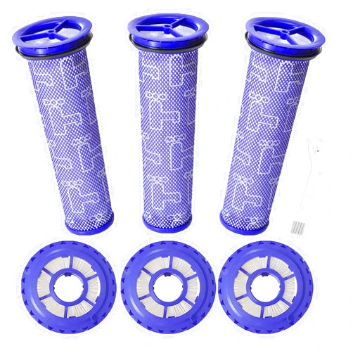 Dhoua Replacement Vacuum 6 Pack Filter for Dyson DC41 DC41 DC65 DC66 Vacuum,3 Pack Post Filter & 3 Pack Pre Filter