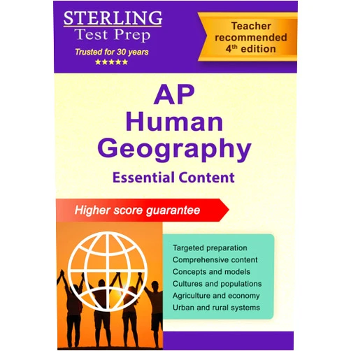 By Sterling Test Prep (Author) Format: Kindle Edition AP Human Geography: Essential Content for Advanced Placement Exam