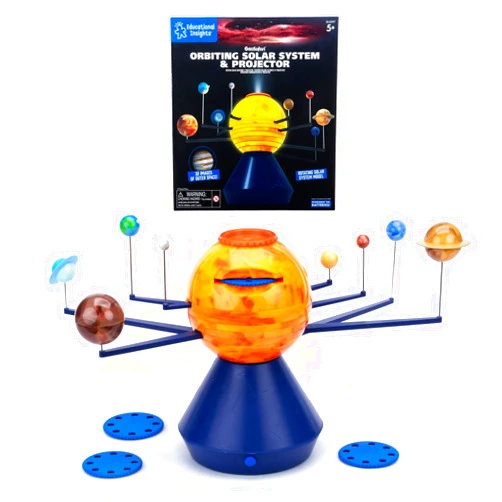 Educational Insights GeoSafari Orbiting Solar System & Projector - Space Toys & STEM Learning for Kids, Model Planet Kit, Science Classroom Decor, Astronomy Sets and Gifts for Boys & Girls Ages 5+